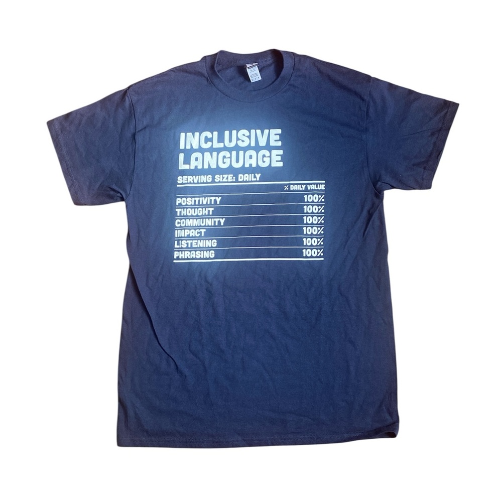 Penn State Inclusive Language Navy T-Shirt